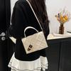 Dames Casual Veelzijdige Kleine Vierkante Crossbody Schouder Handtas Voor Dagelijks Gebruik