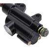 Universal Rear Brake Master Cylinder, Rear Foot Brake Hydraulic Master Cylinder Pump for Motorbike ATV Dirt Bike(Black)