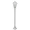 VidaXL 6x Lampe de Jardin à Piquet E27 Aluminium Blanc Éclairage de Terrasse 44215