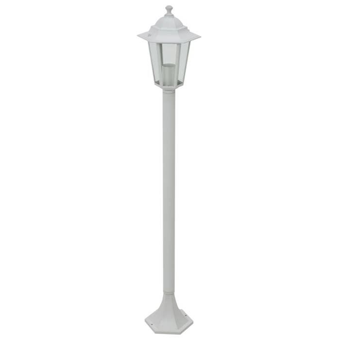 VidaXL 6x Garden Spike Light E27 Aluminium White Terrace Lighting 44215