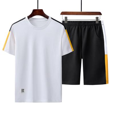 Men's Graphic Print Short Sleeve and Shorts Set