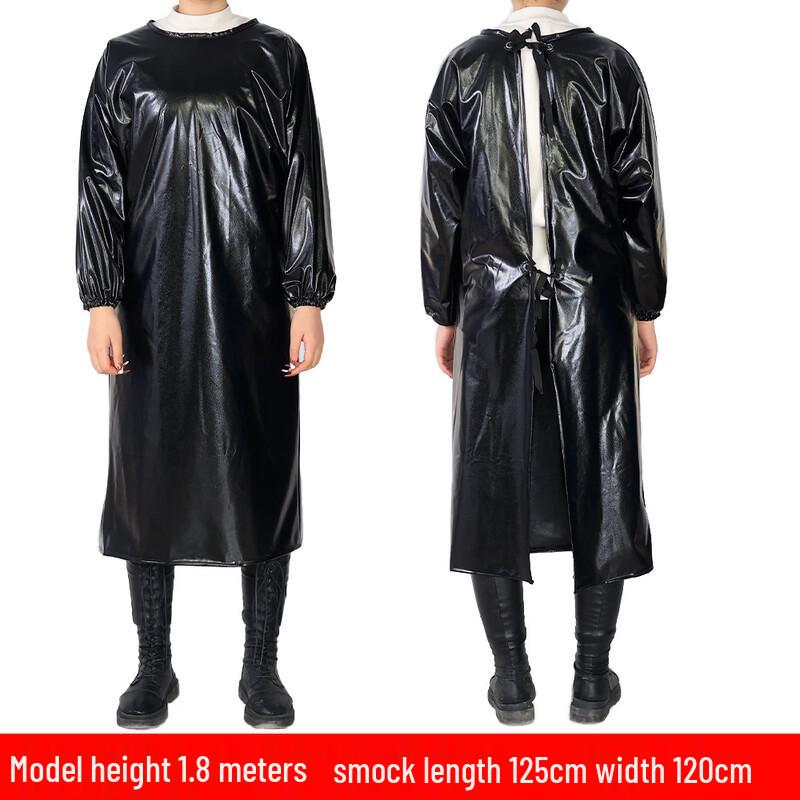 Waterproof Long-Sleeve Work Apron