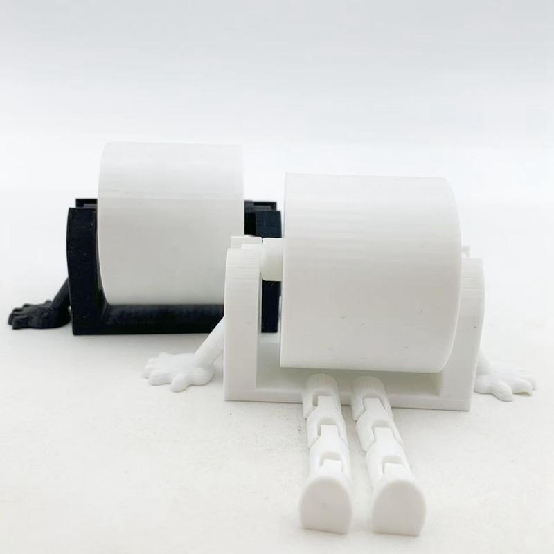 1pc 3D Printed Toilet Paper Holder Ornament, 3D Printed Unique Toilet Paper Holder, Bathroom Decoration, Home Decoration
