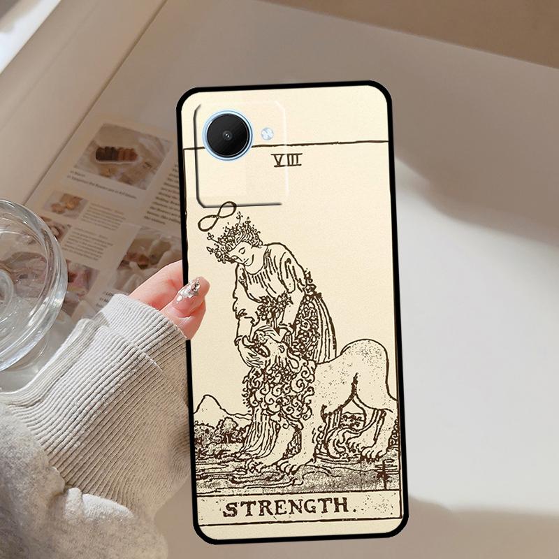 Tarot Card Astrology Sun Moon Lover For Realme C67 C75 C61 C55 C53 C51 C21Y C25S GT 7 Pro 5 6 GT 6T 10 11 12 13 14 Pro Plus Case