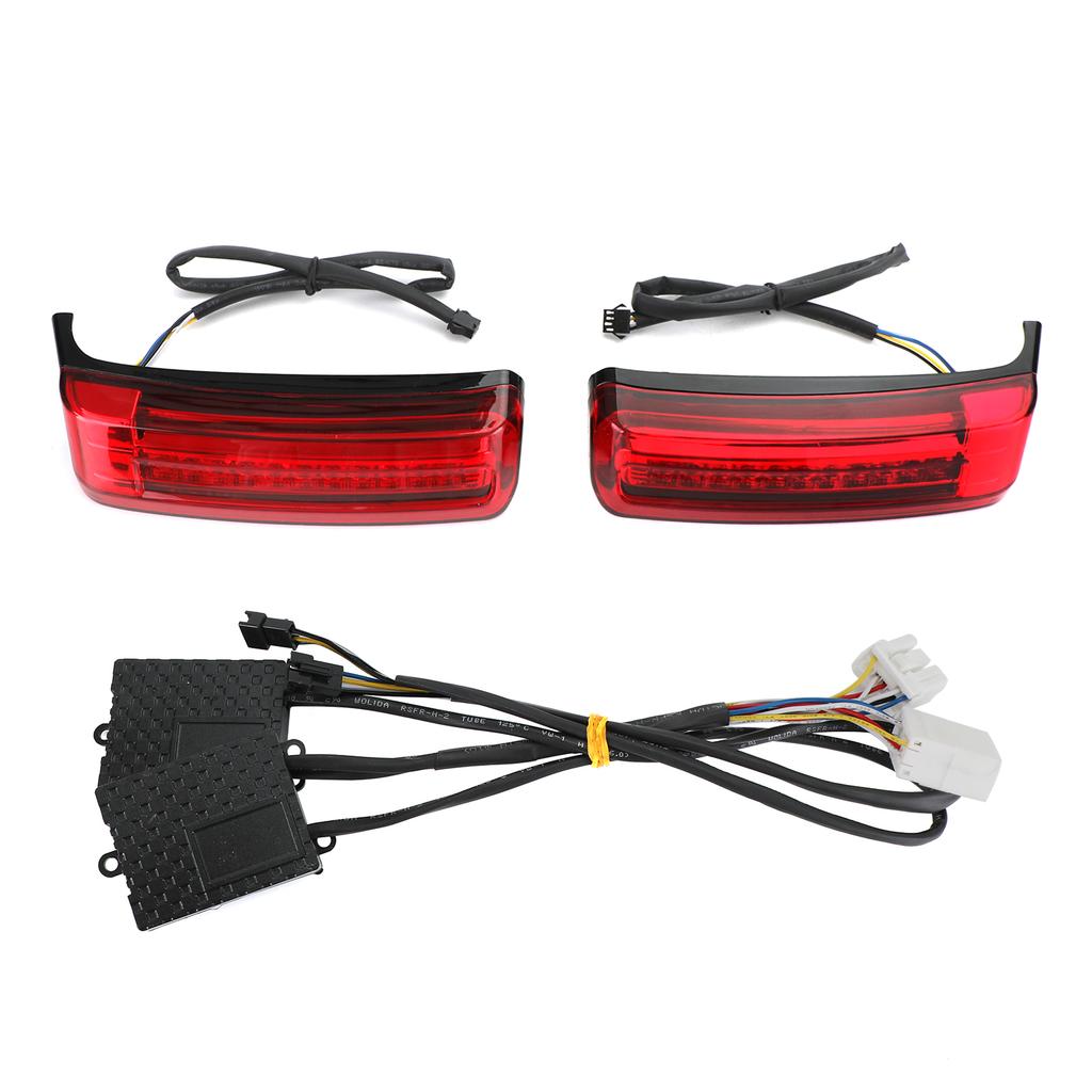 LED Saddlebag Saddle Bags Run Brake Turn Lamp Lights For Touring 1996-2013