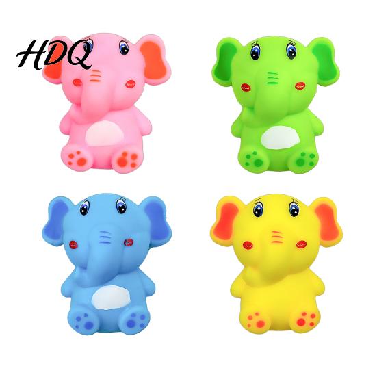 TPR Stress Ball Mini Elephant Squeeze Toy Cartoon Sensory Fidget Anxiety Relief Soft Animal Pinch Anti-stress