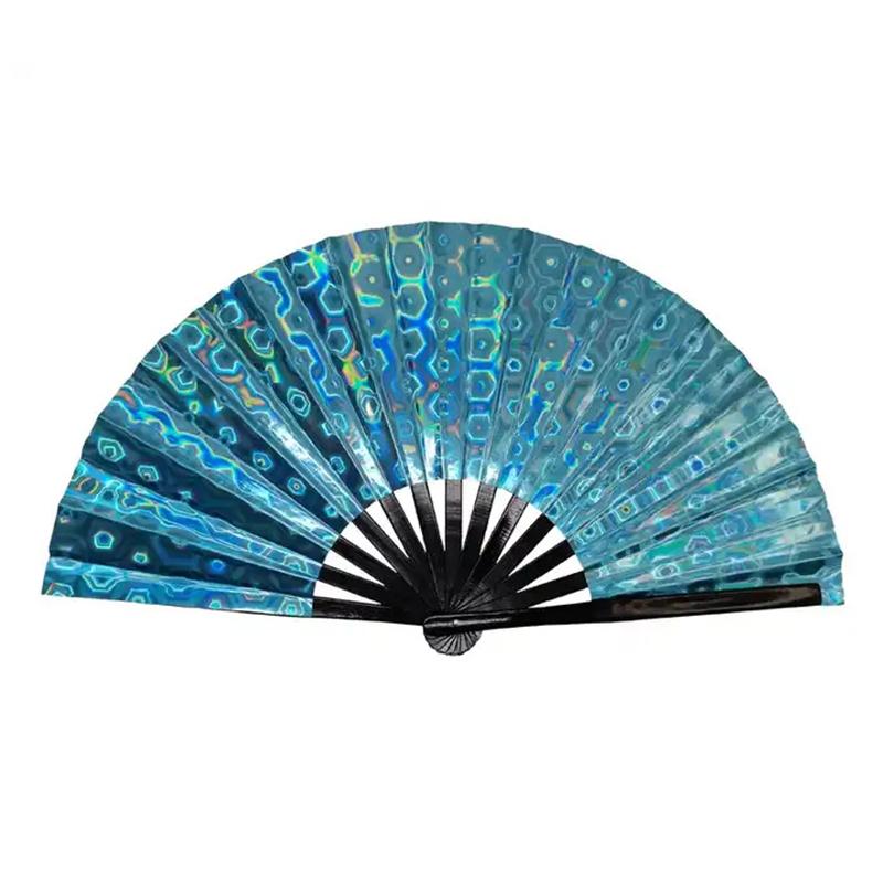 

Складний віяло Ручний складний віяло Для літніх танцювальних виступів Портативний Аксесуар для костюма для вечірки З декоративним дизайном Портативний