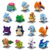 Pokemon Mikro Stavebnice Gengar Mewtwo Eevee Snorlax 3D Model Farfetch'd LBOYU Mini Cihlové Figurky Hračka S Pokéballem