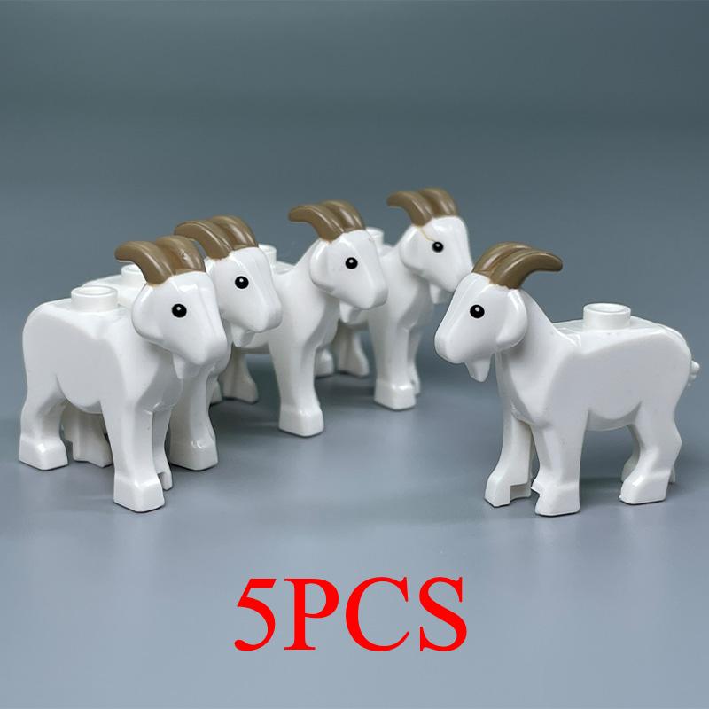 The Zoo Model African Elephants Camel Deer Crocodile Leopard Animal Building Blocks Educational Games Figure Brick Toys Kid B03