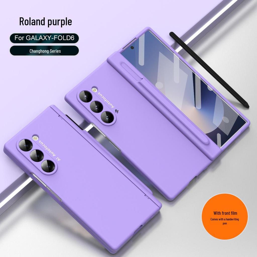 Samsung Z Fold6 Phone Case with Pen Slot & Macaron Hinge Protection