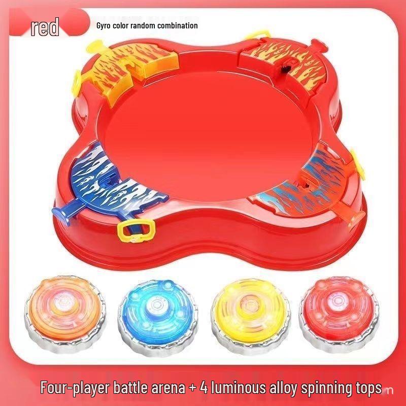 Luminous Alloy Battle Spinning Top for Kids: Parent-Child Interactive Toy