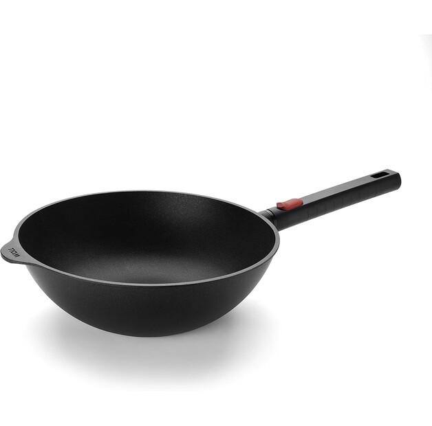 

Сковорода-вок Woll Eco Logic QXR чугунная 28 см со съёмной ручкой (11028LCI-Q)