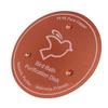 Bird Bath Copper Disk 99.99percent  Pure Copper Water Cleaner 1mm Thick with Stable Triple Point Support for Outdoor