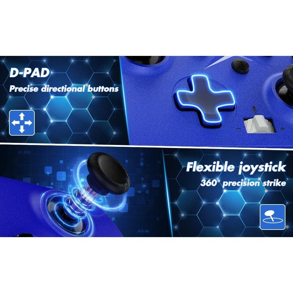 Gamepad 2.4GHz Joypad for Xbox One, Xbox Seris S/X Pc Console Dual Vibra with Six Axis Turbo Gyroscope Wireless Game Controller