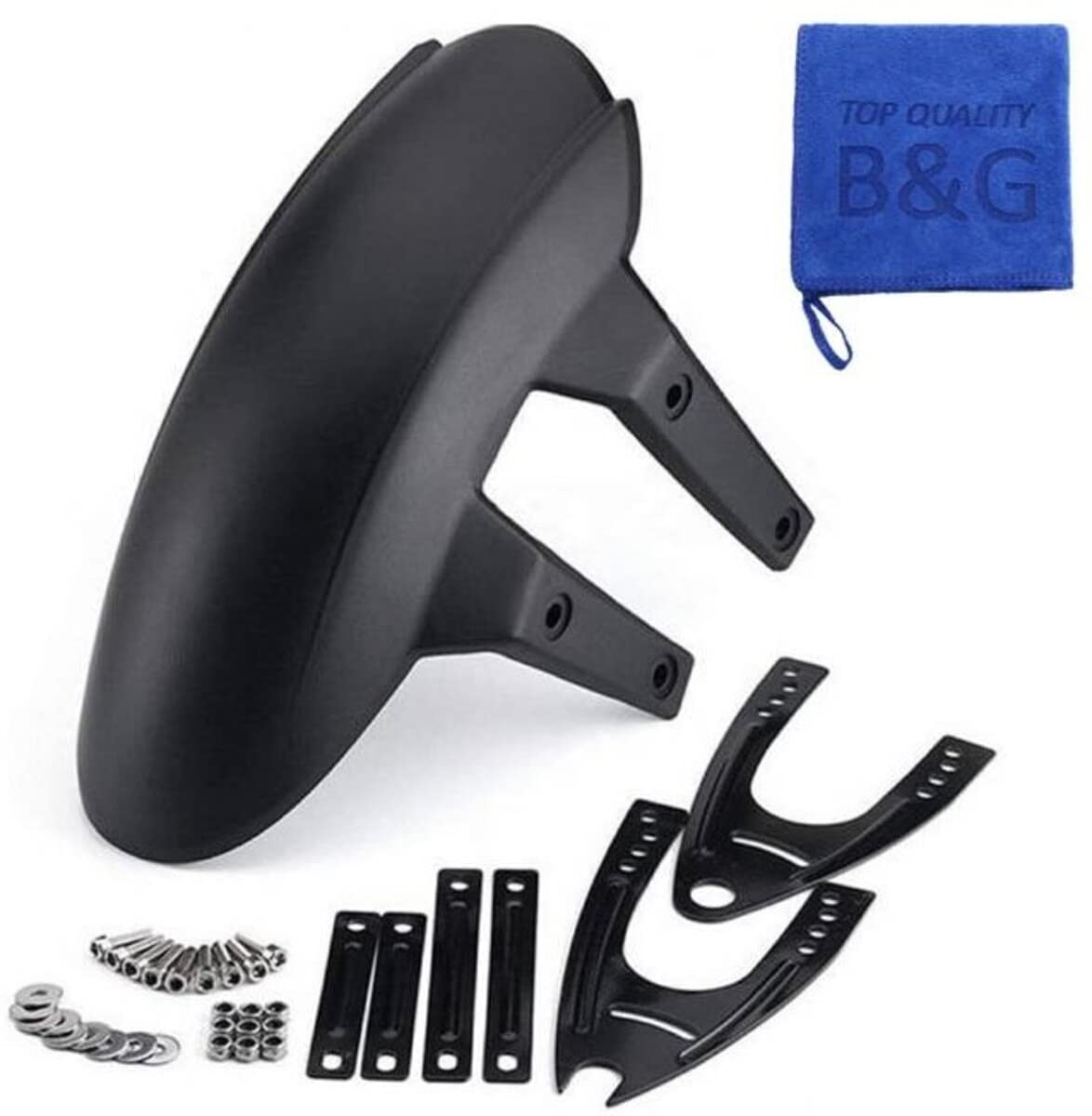 

[Reliable Protection/Compatible with Various Vehicles] Universal Motorcycle Mudguard Splash Guard Mud Flaps Rear Fender Bracket Motorcycle