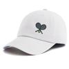 1 Stück TENNIS Print Baseballkappe für Erwachsene, Minimalistischer Retro-Stil, Lässig, Weich, Verstellbar, Papa-Hut, Perfekt als Geschenk