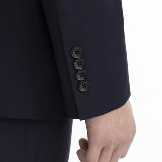 GioGio Artizonal Single Notched Suit Jacket Navy ZE5SU581NY