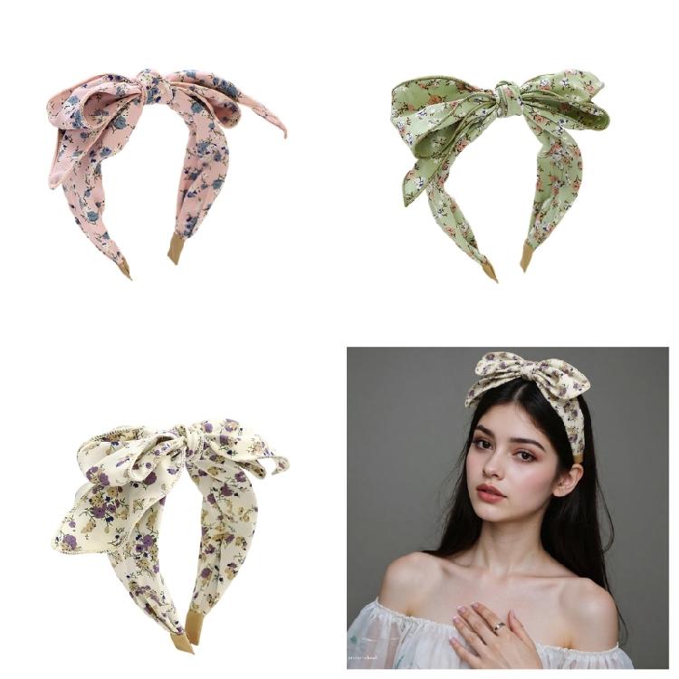 Creative Headbands Flower Hairpieces Bows Hair Ornament Office Wear Hair Accessory Ensuring Comfort And Durability