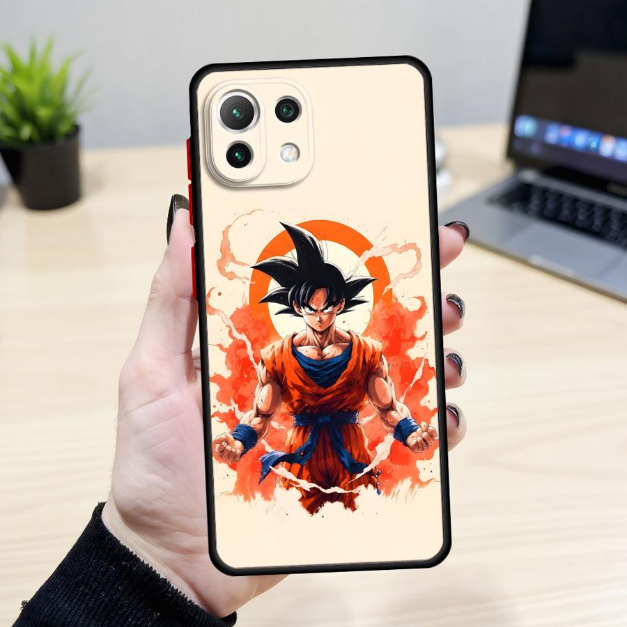 Case for Xiaomi Mi 12x 10T 14 13 Pro 13 11 Lite 11T 12T Back Phone Cover Dragon Ball Retro Goku
