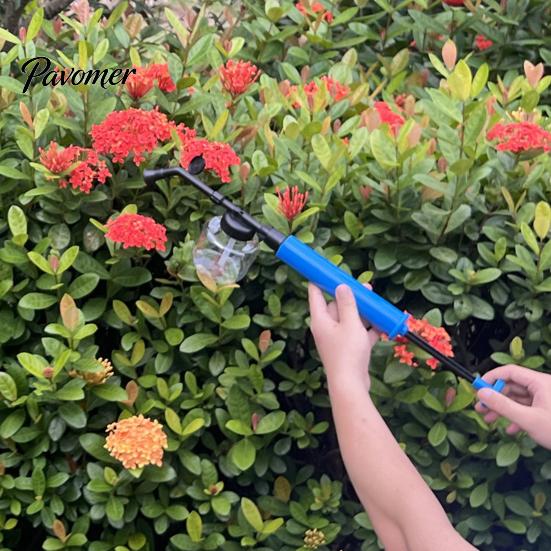 Attic Insect Powder Applicator Diatomaceous Earth Duster Garden Dispenser Puffer Sprayer Control Valve with Telescopic Extension Rod for Home