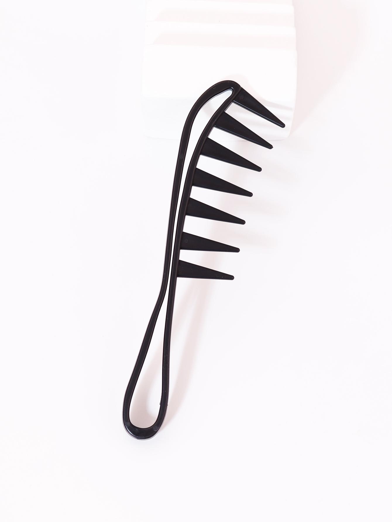 

Wide Teeth Shun Hair Comb plastics Massage Curling Hair Comb Salon Hairdressing Comb Styling Tools Special for real hair wigs
