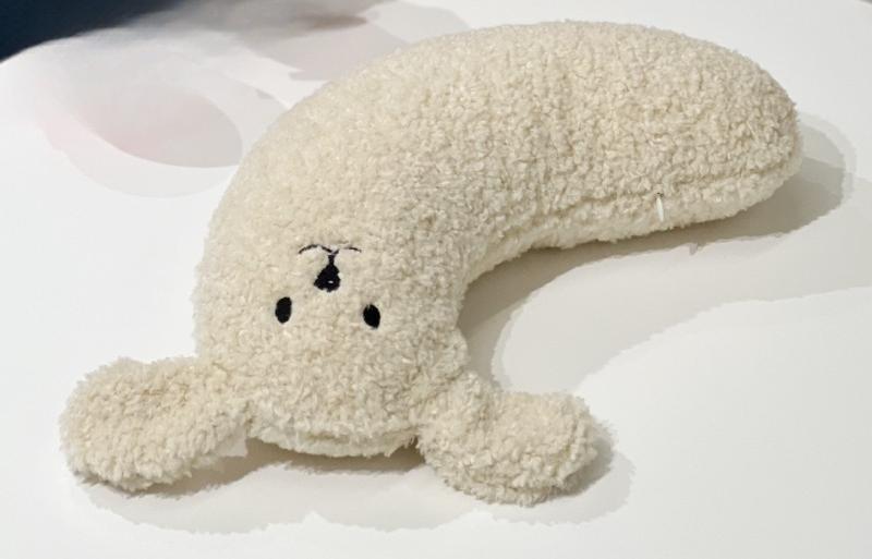 

Dog Plush Breathable Pillow Protects Cervical Spine Deep Sleep U-shaped Pillow Soft Pillow for Puppies and Kittens Pet Supplies 38x15cm