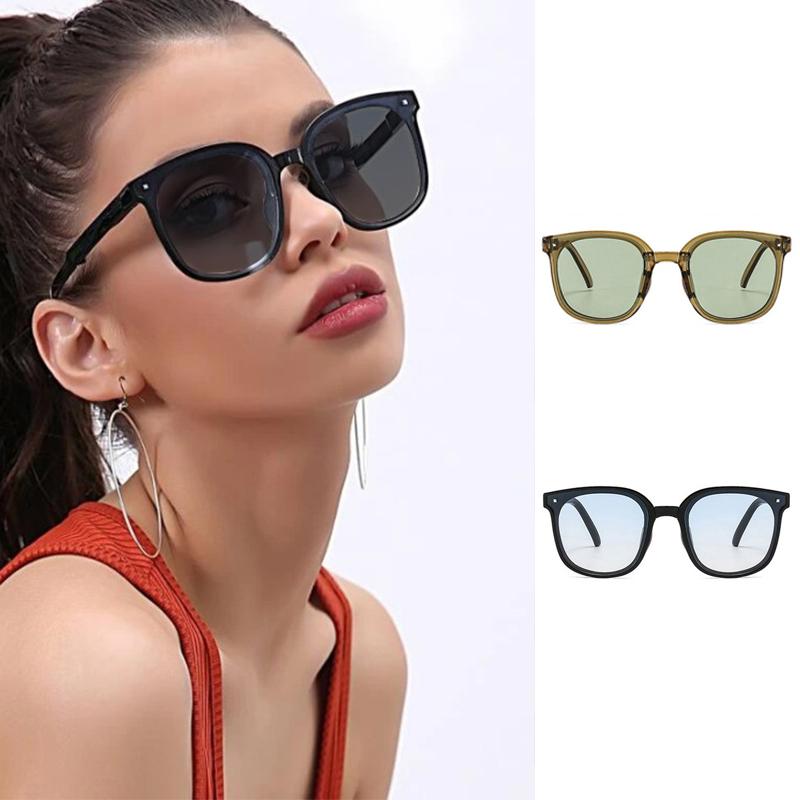 

Женские модные трендовые солнцезащитные очки большого размера в стиле ретро, ​​повседневные солнцезащитные очки UV400, складные очки для вождения