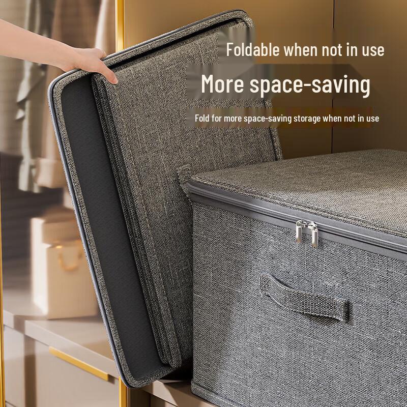 Washable Large Capacity Clothes Storage Box with Lid