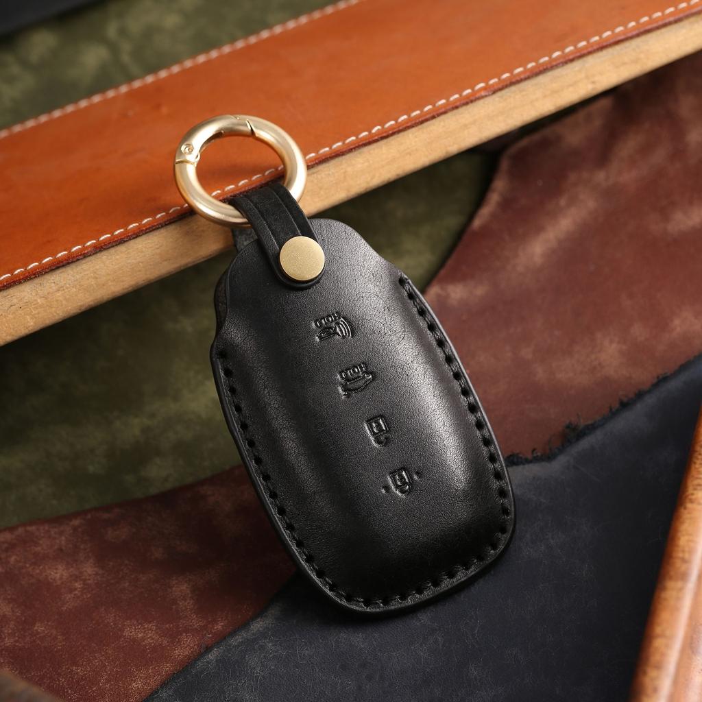 Customized Key Cover Is Suitable for Modern Fista Car Key Cover, Purely Handmade High-end Leather Car Key Bag.