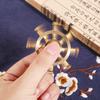 Navigator's Brass Ship Wheel Fidget Spinner - Gyro Hand Toy & Decompression Craft