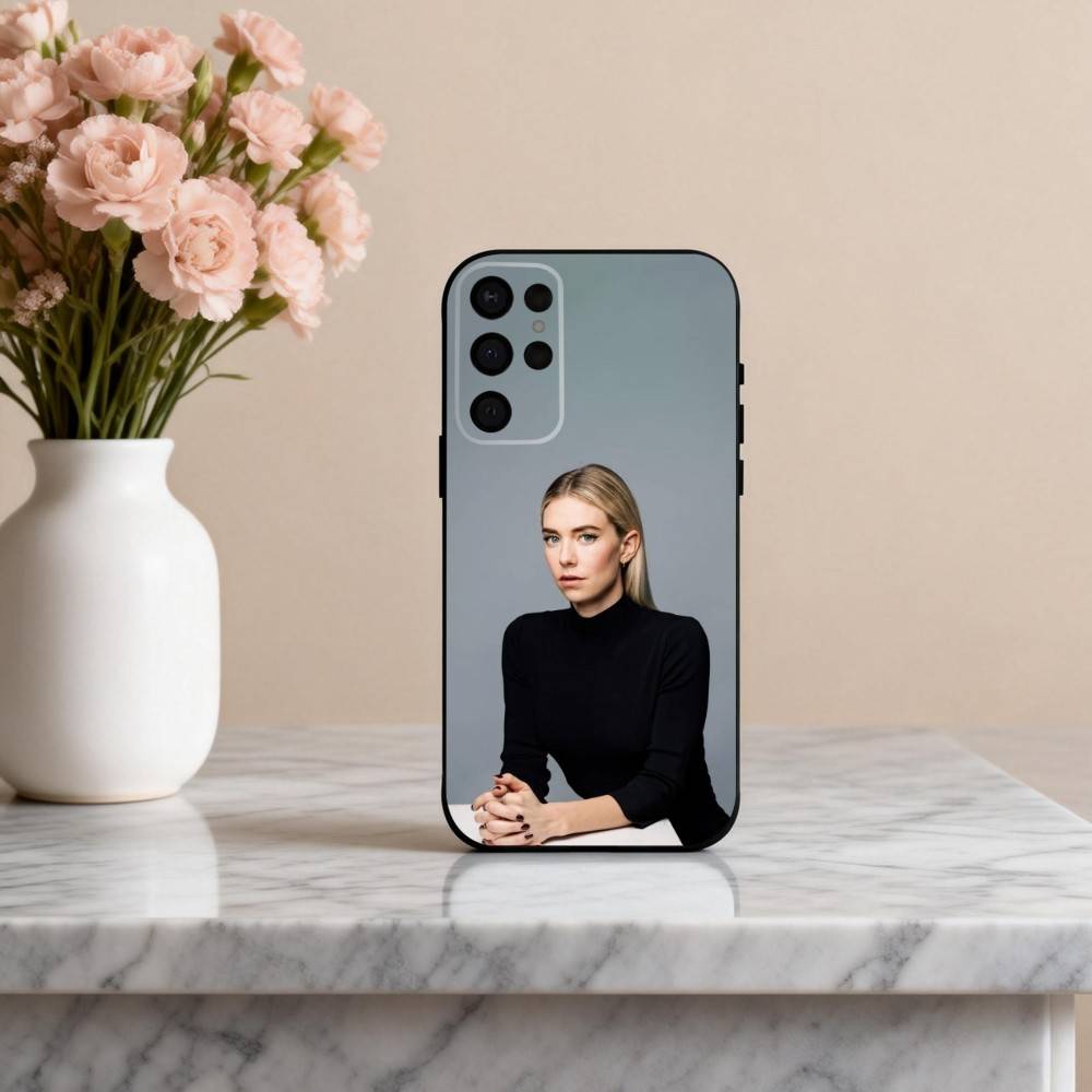 COOL V-Vanessa K-Kirby Actress Phone Case For Samsung S25,S24,S21,S22,S23,S30,Ultra,S20,Plus,Others Soft Black Cover