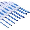 Crochet Hooks Needles for Arthritic Hands, 16 Piece Set Extra-Long Chinese Style Crochet Hook Set Ergonomic Soft Grips Knitting Hook Metal Crochet