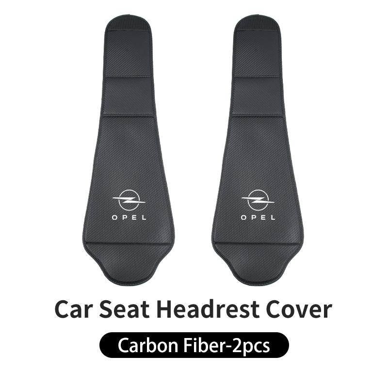 AAAYQ1 Car Seat Headrest Cover Leather Neck Pillow Protector Accessories For Opel Astra Insignia Corsa Zafira Meriva Mokka Vivaro Vect