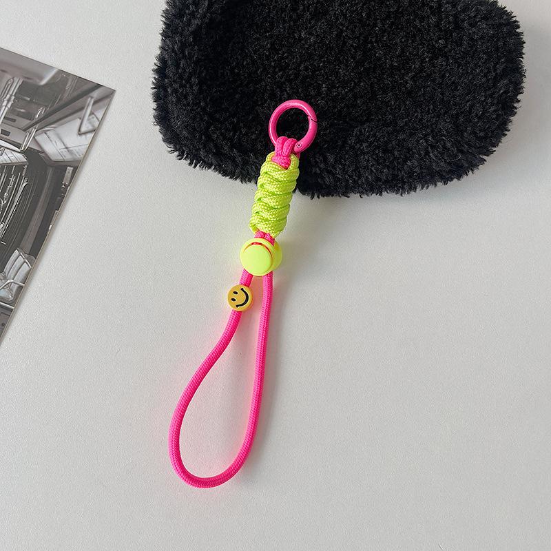 Módní klíčenka kreativní pletená klíčenka na šňůrku pro pouzdro na telefon pro ženy proti ztracení uzlu lano popruh klíčenky od auta diy příslušenství