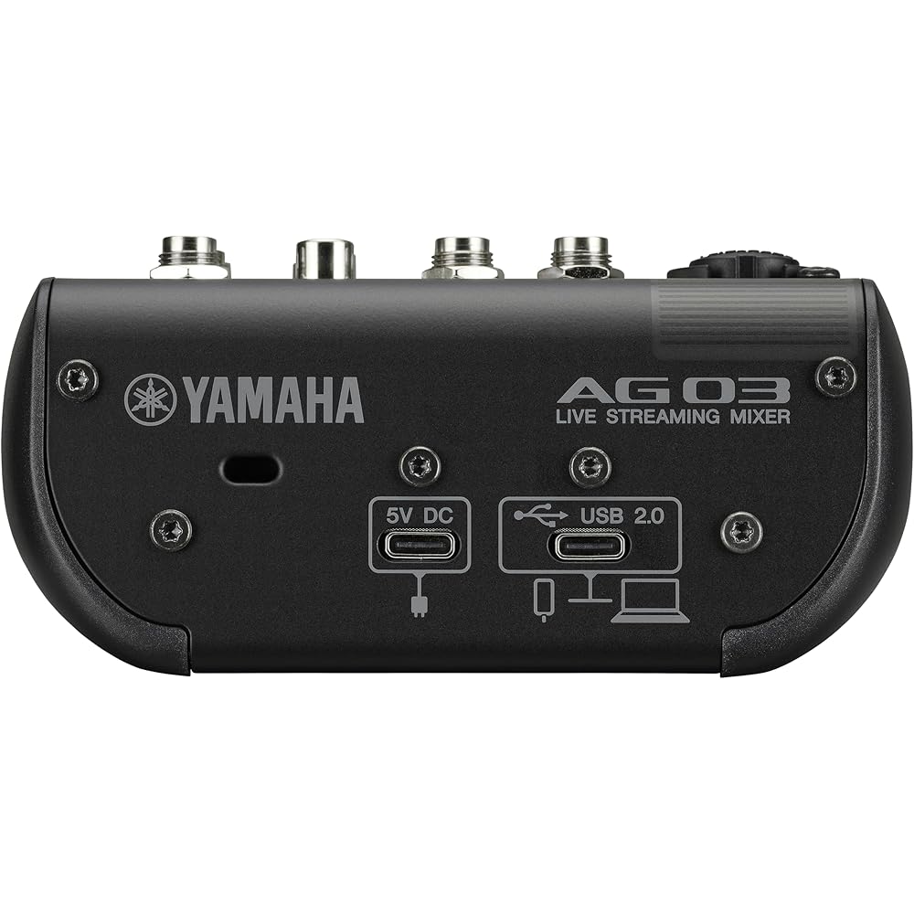 Yamaha (YAMAHA) live streaming mixer 3 channel black AG03MK2 B