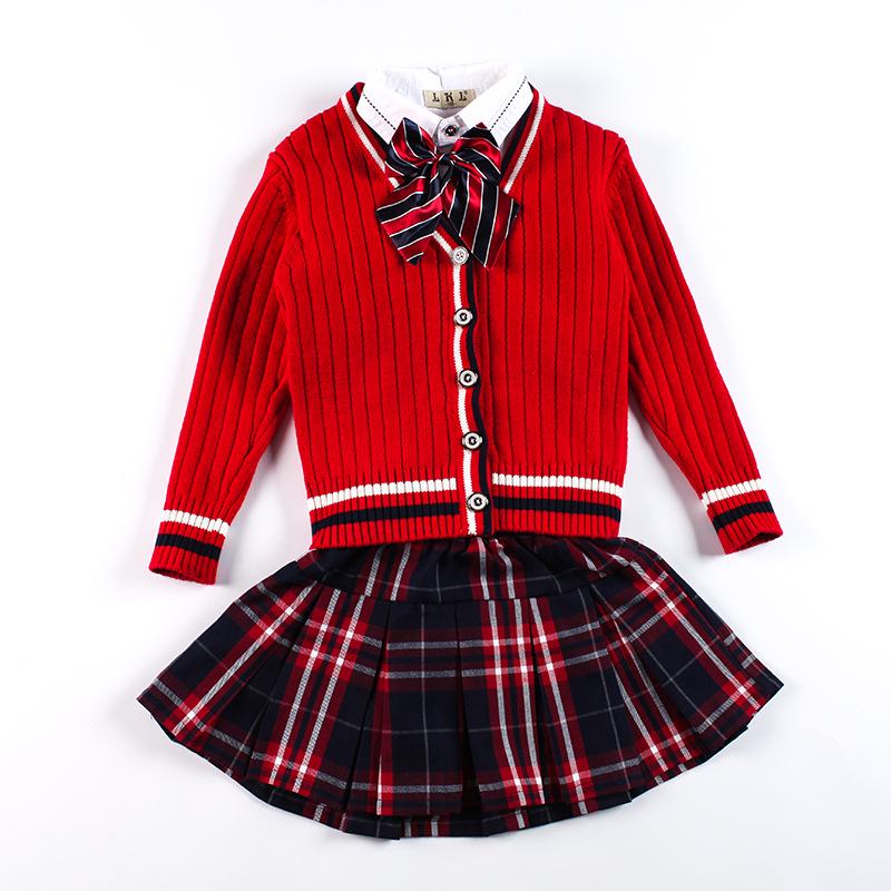 

Комплект школьной формы в британском стиле для детей – Весна 2022 120cm