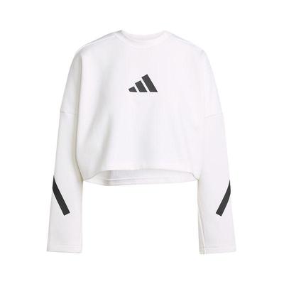 Felpa casual comoda semplice da infilare da donna felpa bianca JW1759