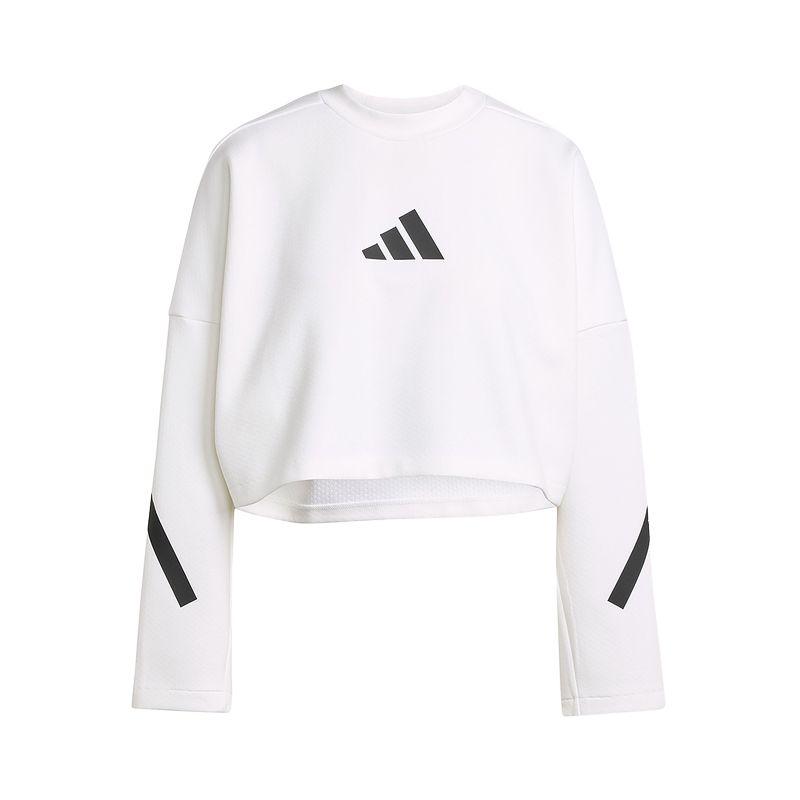 Adidas Casual Comfortable Simple Pullover Sweatshirt Women Sweatshirt White JW1759 XL