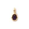 1 Piece Brass & Cubic Zirconia Birthstone Charms 14K Gold Plated Oval Pendant For DIY Necklace Earring Jewelry Making 18mm X 8mm