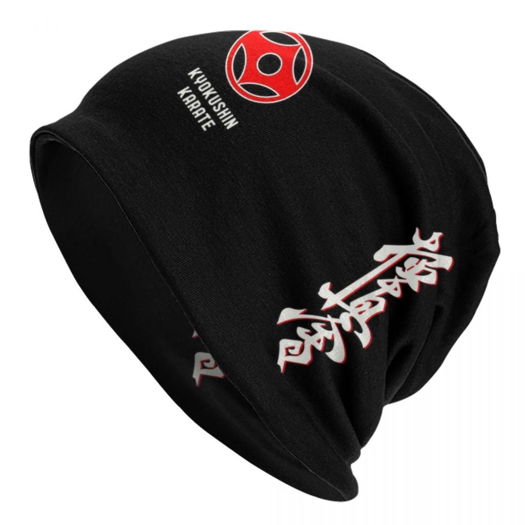 Kyokushi Karate Skullies Beanies Caps Unisex Women Unisex Fashion Winter Warm Knitting Hat Adult Martial Arts Bonnet Hats