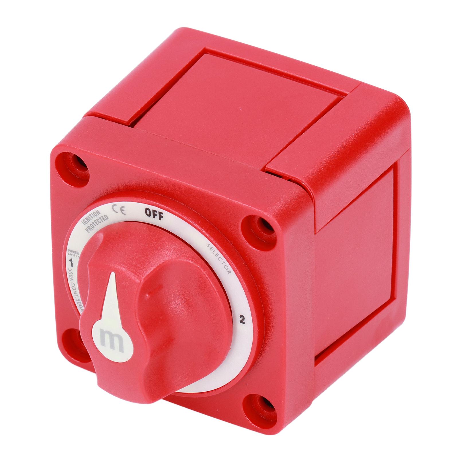 

300A Battery Switch 360 degrees Rotating 4 Position Battery Switch Selector IP66 Waterproof for Yachts RVs Modified
