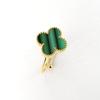 Petal Four-leaf Clover Titanium Steel Mother-of-pearl Ring Female Adjustable Finger Ring Niche Small Fresh Small Design Index Finger Ring