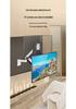 Adjustable Wall-Mounted Display Bracket, 59CM Extension, Rotating Industrial Equipment Holder