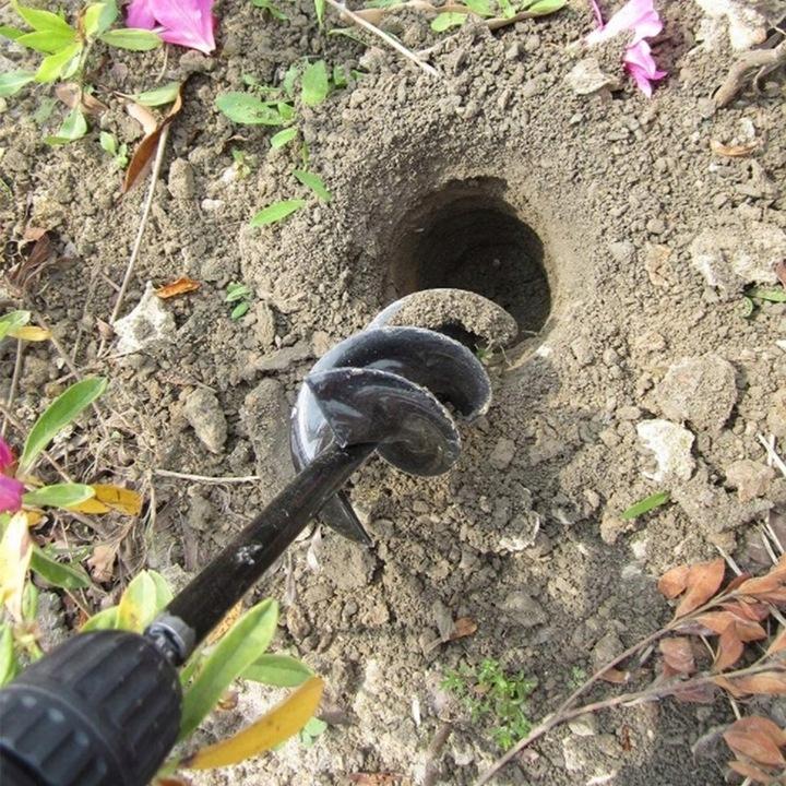 Auger Garden Drill For Earth Planting Drill Screwdriver 8X25 German