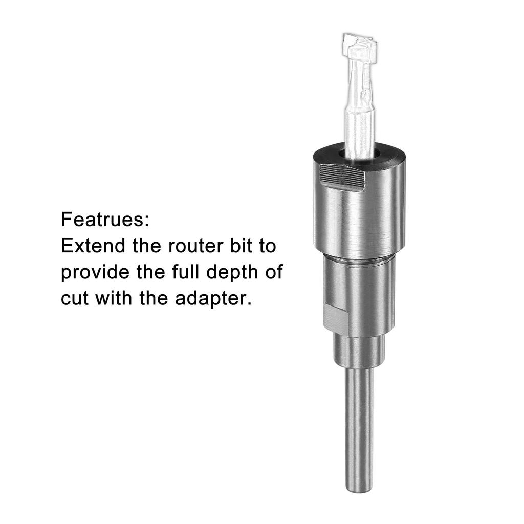 Uxcell Fräser Spannzangenerweiterung Adapter für Gravierfräser für CNC Graviermaschine Holzbearbeitung Fräsmaschine 12mm 12mm -