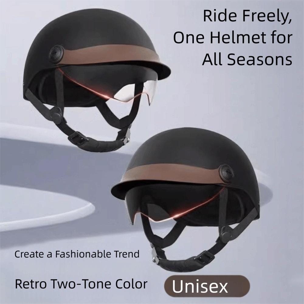 Ultra Light Electric Bicycle Helmet Fall Prevention Sunscreen Motorcycle Half Helmet Breathable Safety Helmets Electric Bicycle