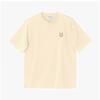 MaiSon KitSune Lm00107kj0119 P205 Bold Fox Head Patch Men S Short Sleeve Tee