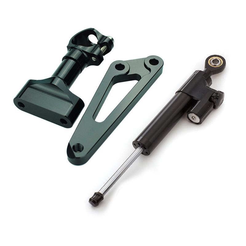 

Fiber Carbon Steering Damper Stabilizer Motorcycle For Honda CB600F HORNET CB 600 F 2007-2016 Dampers Mount Bracket Support Kit damper and bracket A