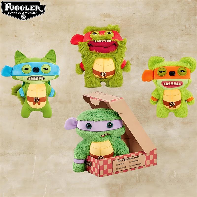 Original Fuggler Funny Ugly Teeth Monster Plush Toys Cute Cartoon Fugguler Wide Eyed Monster Humph Squirm Peluche Dolls Gifts
