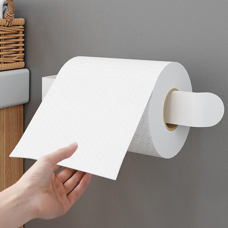 

1 шт., утолщенный держатель для салфеток, вешалка для рулонов туалетной бумаги без перфорации, одноразовое полотенце для лица